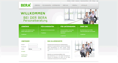 Desktop Screenshot of bera-personalberatung.eu